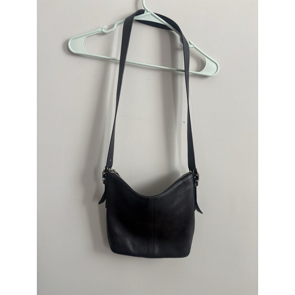 Coach Black Legacy Purse Shoulder Bag H2S-9326